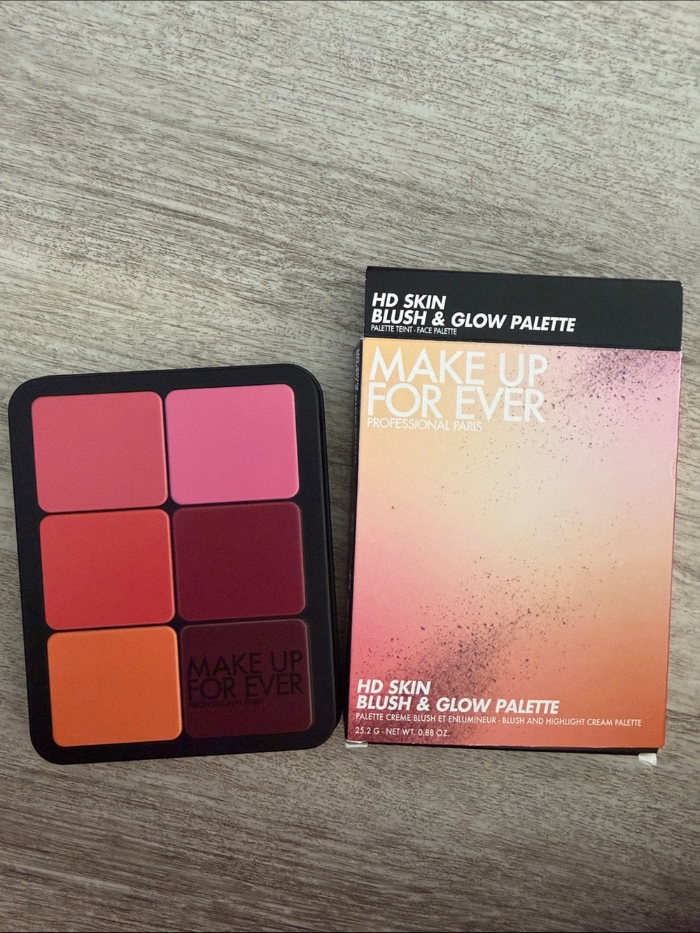 Makeup Forever HD Skin Blush & Glow Palette — Pink, Coral, Orange, Berry Shades